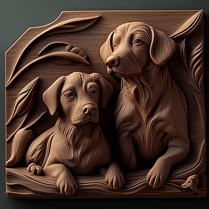 3D model dogs (STL)